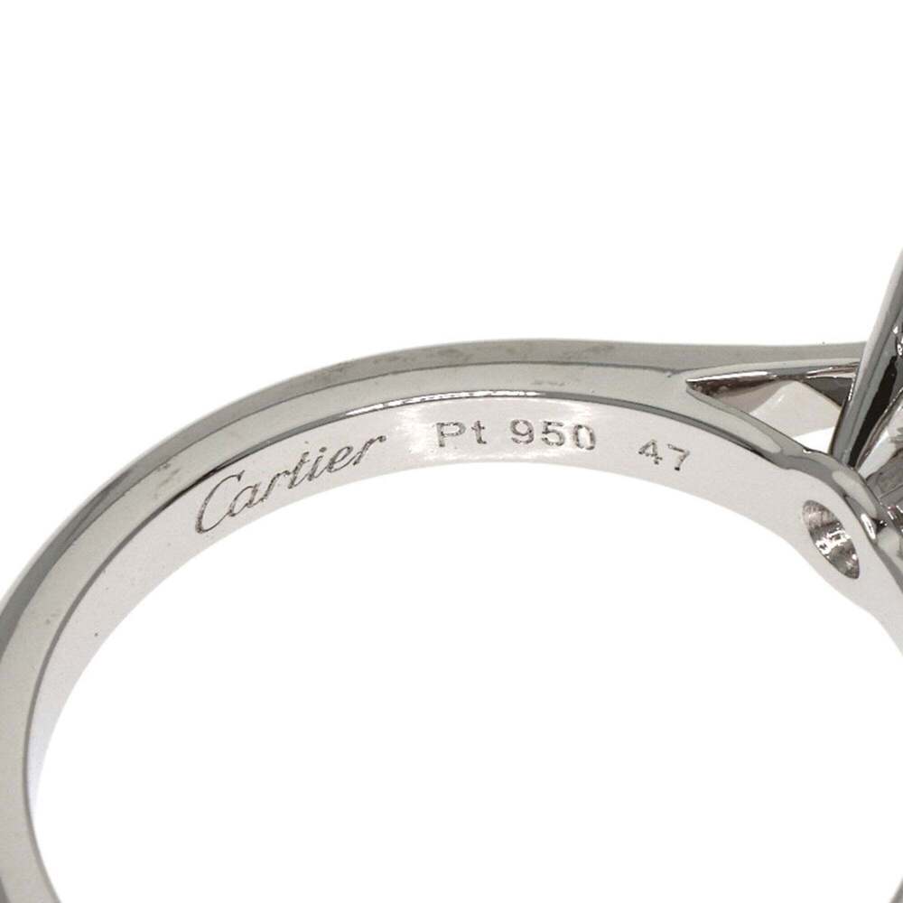 CARTIER Authentic Silver Diamond Ring - Picture 5 of 9